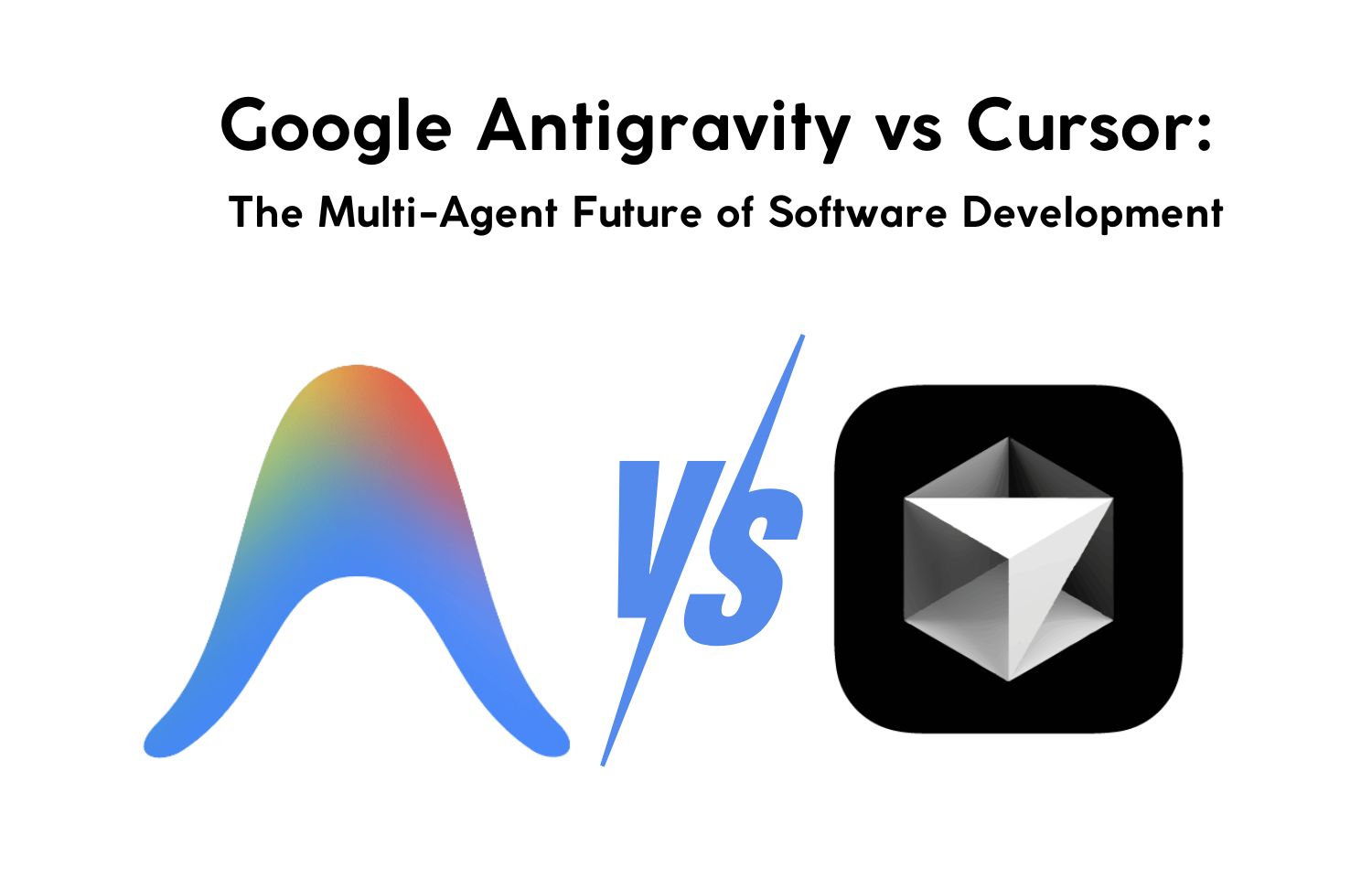 Multi-Agent Architecture Diagram - Google Antigravity vs Cursor